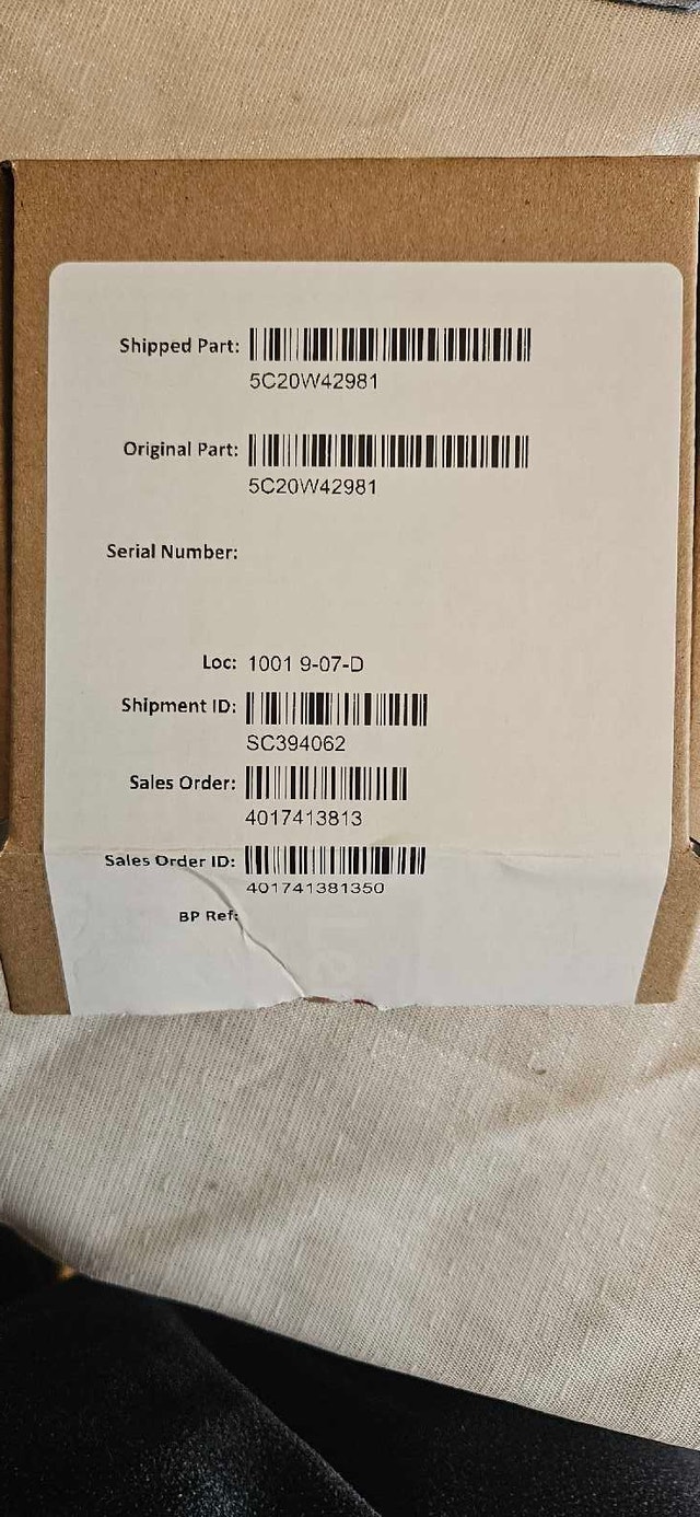 Genuine Lenovo Internal Part 5C20W42981