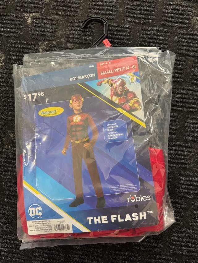 Rubies The Flash Costume - Kids Small (4-6)
