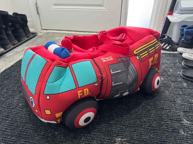 Firetruck toddler Halloween costume