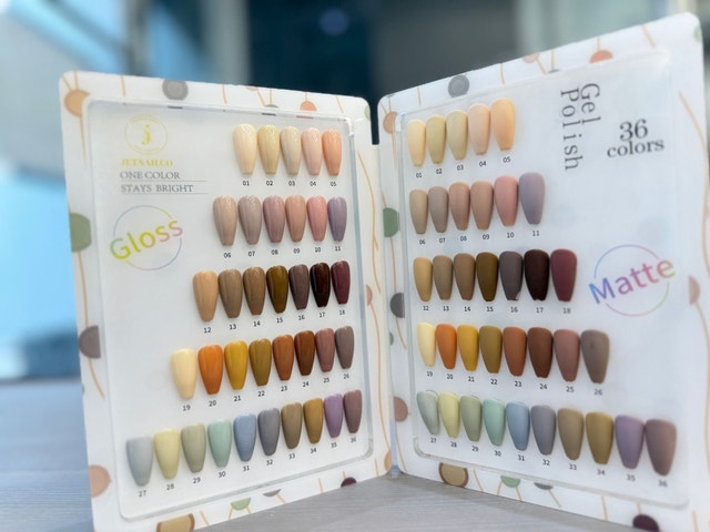 36 Bottles Nail Polish Colors