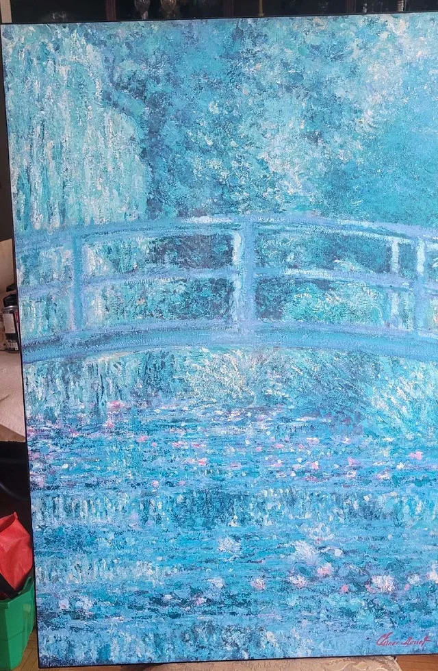 Monet Bridge Painting print thumbnail