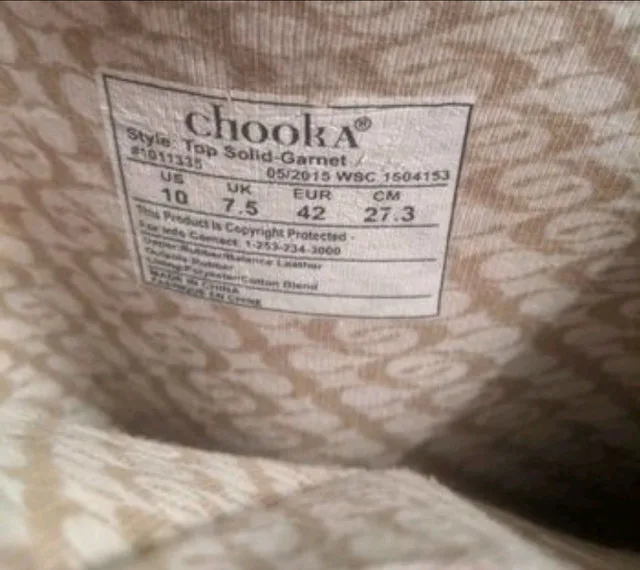 New Pink Chooka Rain Boots women size 10 image indicator(3)