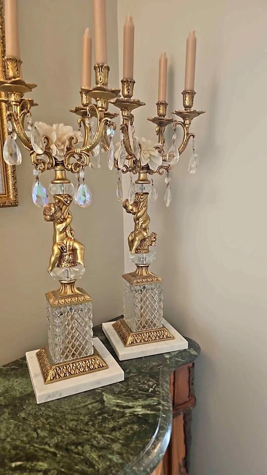 Vintage French Style Candelabra