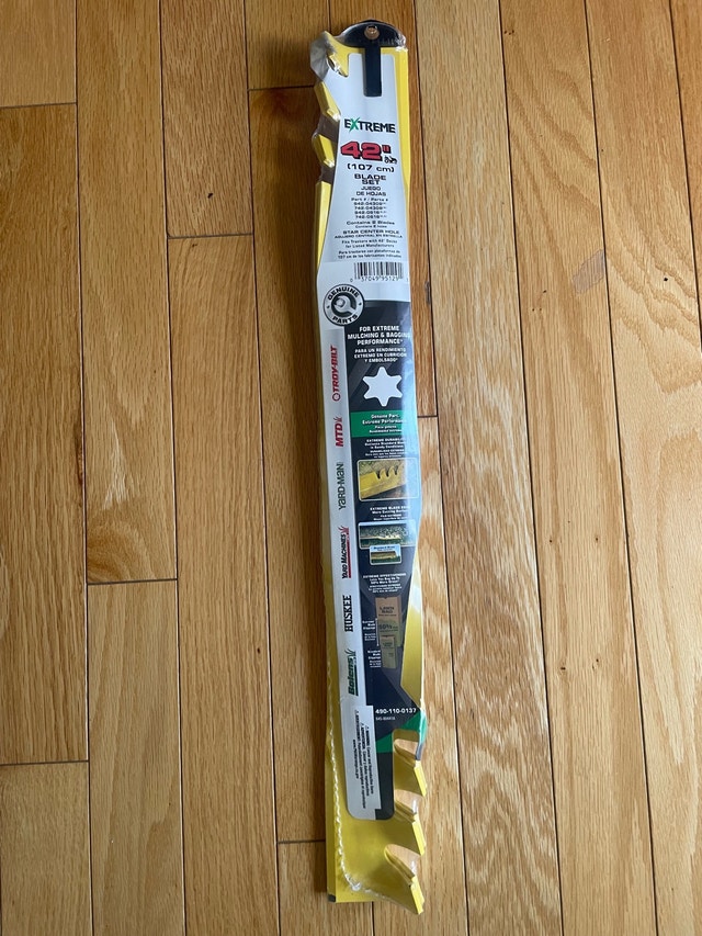 New MTD 42" Blade Set - Sealed Unopened