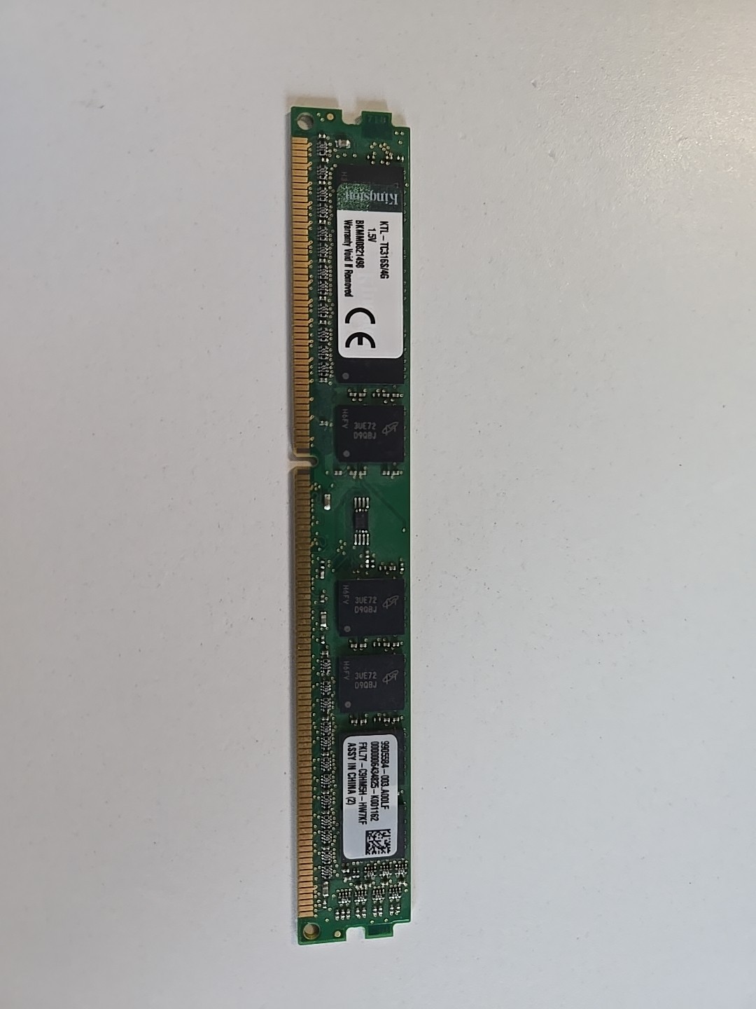 Kingston 4GB DDR3 Desktop RAM PC3-12800