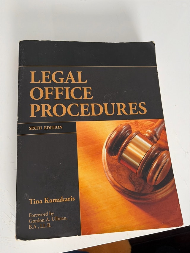 Legal Office Procedures by Tina Kamakaris - 6th Edition