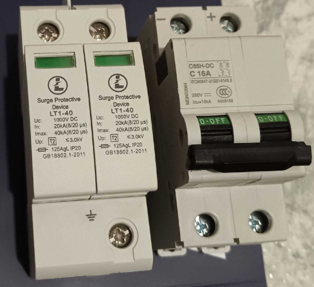 Surge Protector & DC Switch for Solar/DC Systems