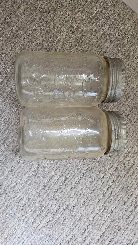 vintage Crown Canadian canning jar