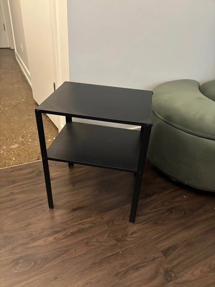 IKEA KNARREVIK Nightstand Metal Black - photo 2