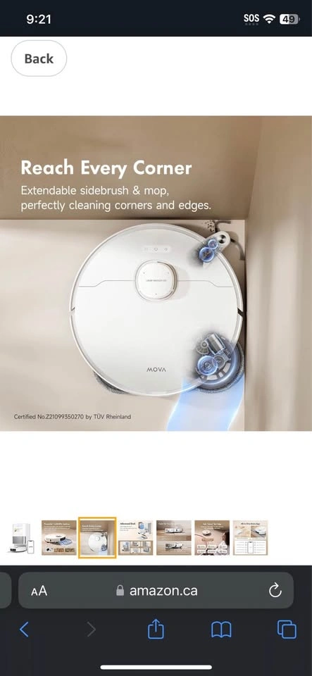 BRAND NEW SEALED ROBOT VACUUM - photo 2