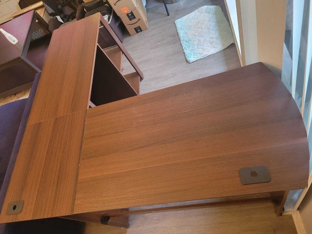 SHW 51" L-Shaped Home Office Wood Corner Desk - photo 3
