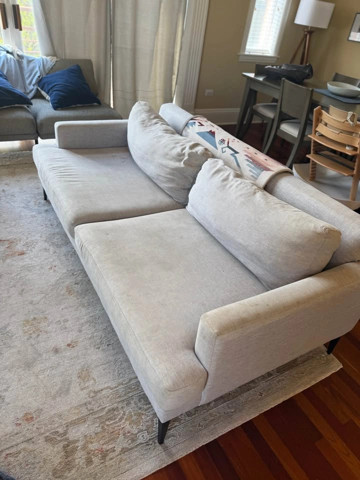 West Elm 3 Seat Couch Sofa - photo 3