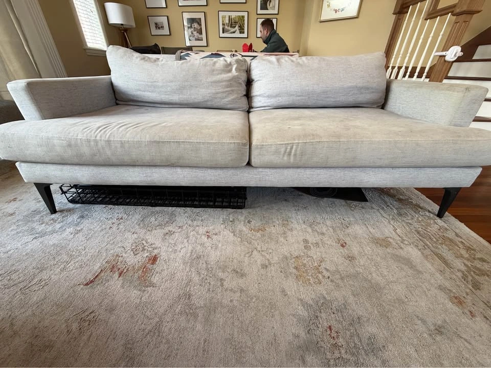 West Elm 3 Seat Couch Sofa - photo 4