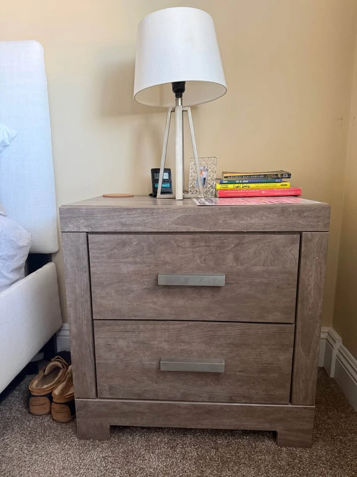 Set of 2 Modern Bedside Table Lamps – Great Condition - photo 3