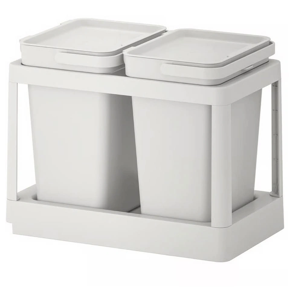 IKEA HÅLLBAR Pull-Out Recycling System + 2 Bins - photo 2