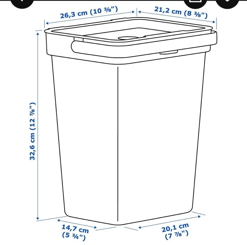 IKEA HÅLLBAR Pull-Out Recycling System + 2 Bins - photo 4