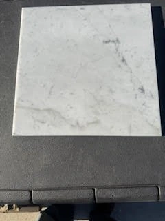 Tiles White with Grey Swirl 3/8" x 12" x 12" (95 pcs) - photo 2