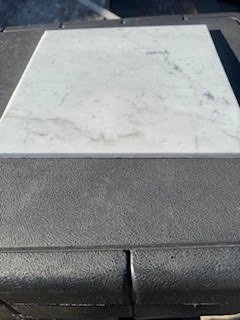 Tiles White with Grey Swirl 3/8" x 12" x 12" (95 pcs) - photo 3