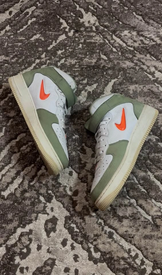 Used Air Force 1 Mid Olive - photo 2