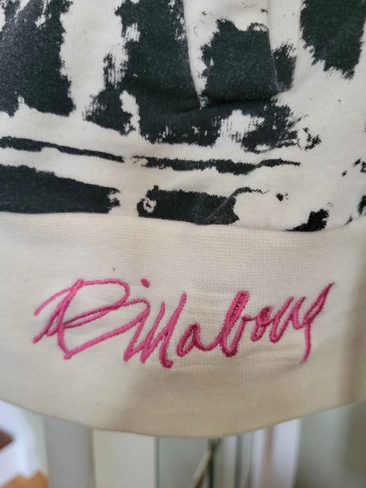 Billabong Black & White Hoodie - Women's Size Medium - photo 3