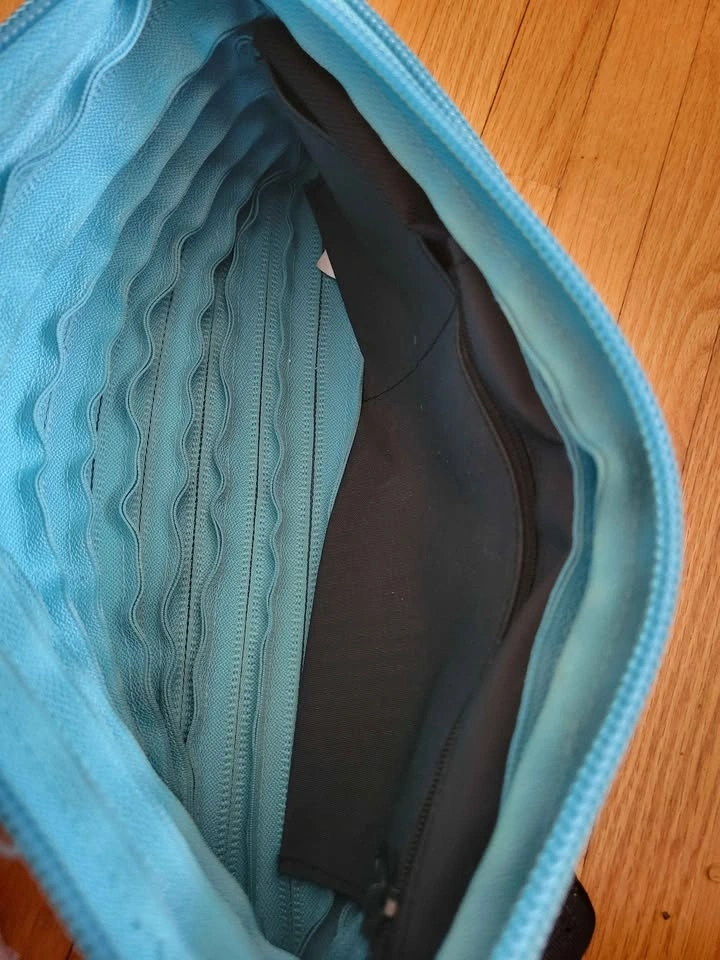 BAM BAGS Turquoise Zipper Crossbody Bag - photo 2