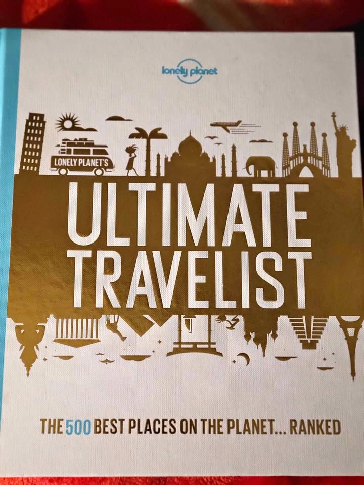 Lonely Planet Ultimate Travelist - 500 Best Places Book - Hard C
