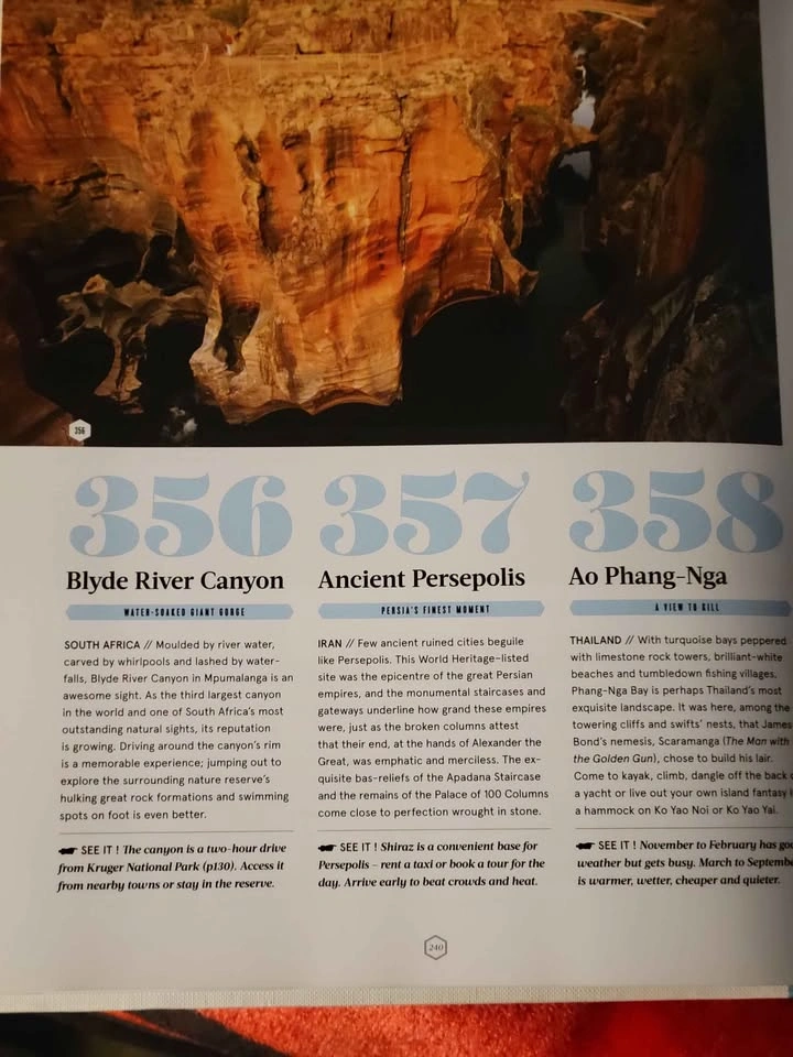Lonely Planet Ultimate Travelist - 500 Best Places Book - Hard C - photo 3