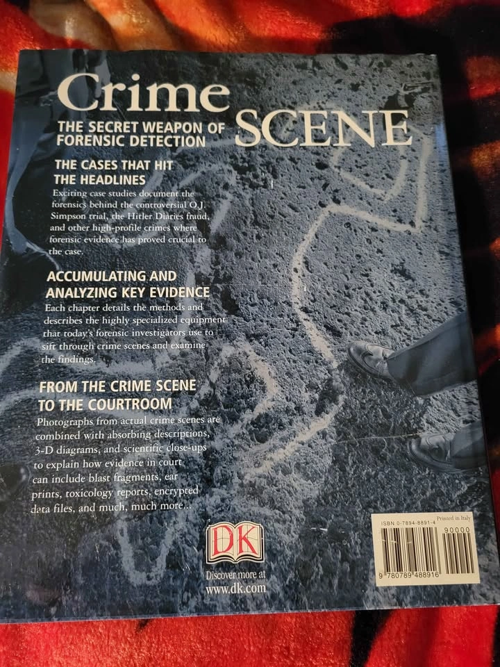 DK Crime Scene Forensic Science Guide Book - Hard Cover - photo 2