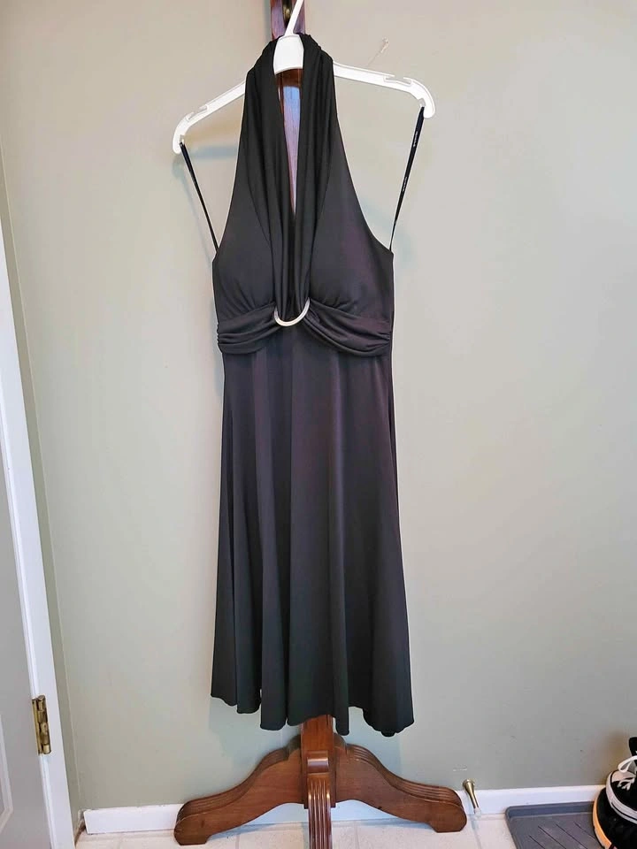 Black Halter Dress