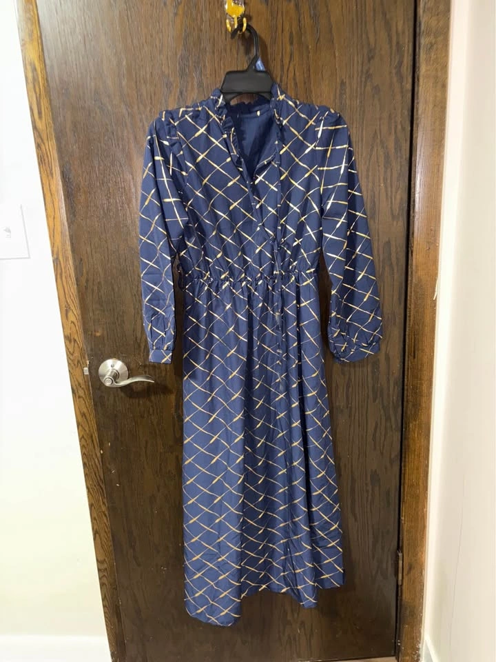 Blue dress small size - photo 2
