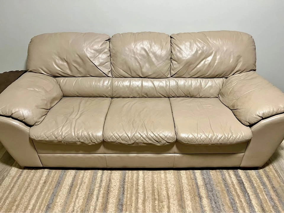 Leather couch