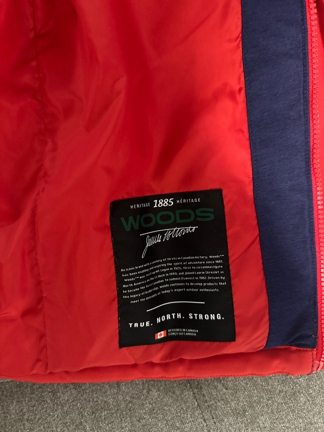 Woods Vest - Red & Navy Blue - Size M - photo 4