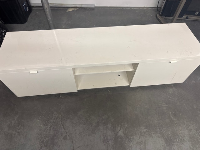 White TV Stand