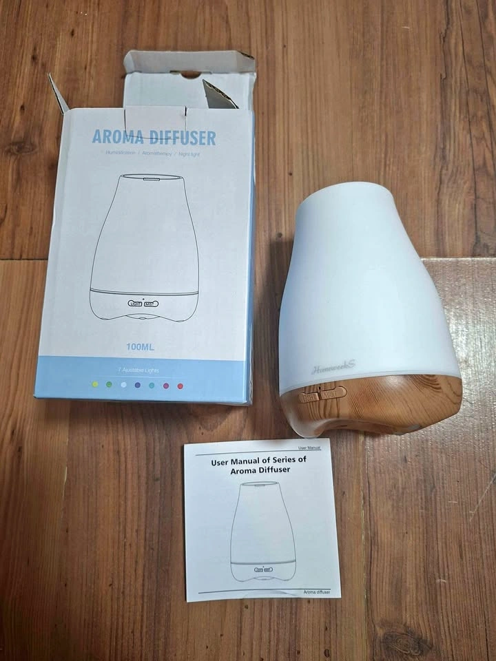 Homeweeks 100ml Aromatherapy Diffuser