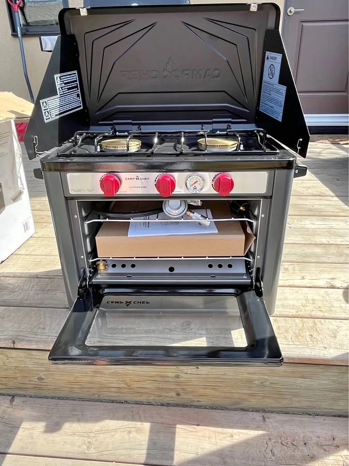 Camp Chef Outdoor Oven with 2 Burners