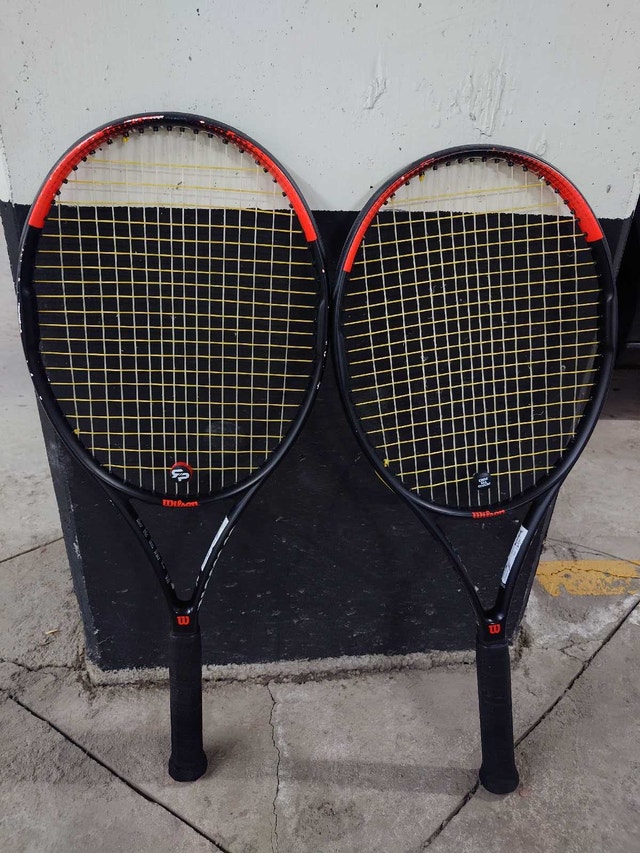Pair of Wilson Pro Staff 103 Tennis Rackets