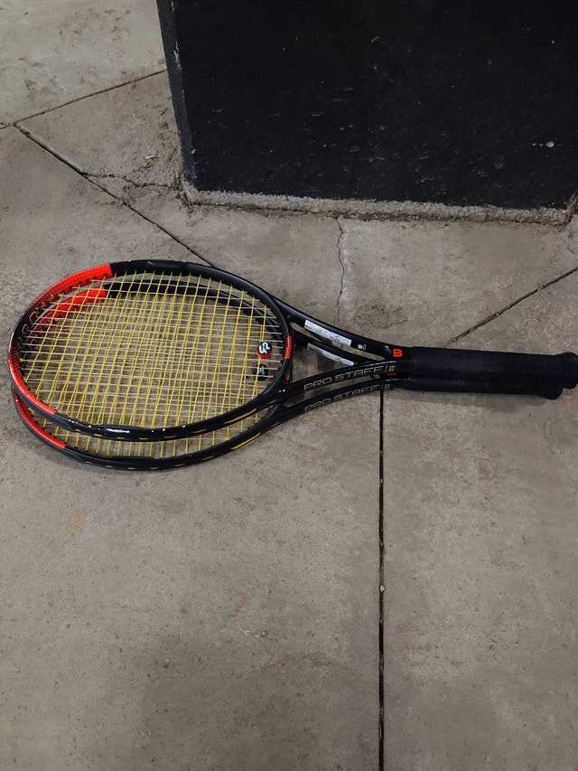 Pair of Wilson Pro Staff 103 Tennis Rackets - photo 5