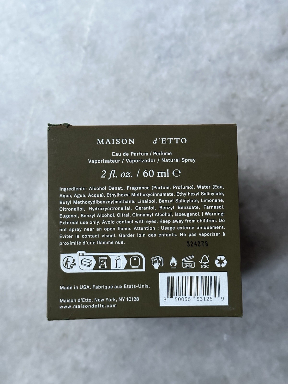 Maison d'Etto Verdades Eau de Parfum Spray 60ml - photo 5