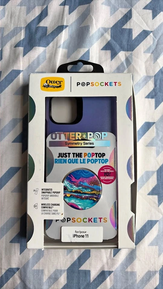 Otter + Pop Symmetry Series iPhone 11 Case New w PopGrip