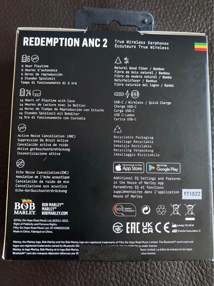 BNIB Marley Redemption ANC 2 - $150 (Reg $250) - photo 2