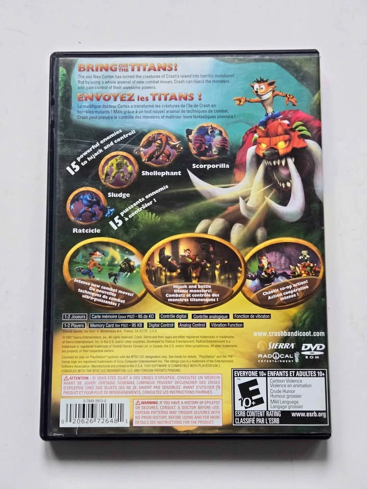 Crash of the Titans Playstation 2 - photo 2