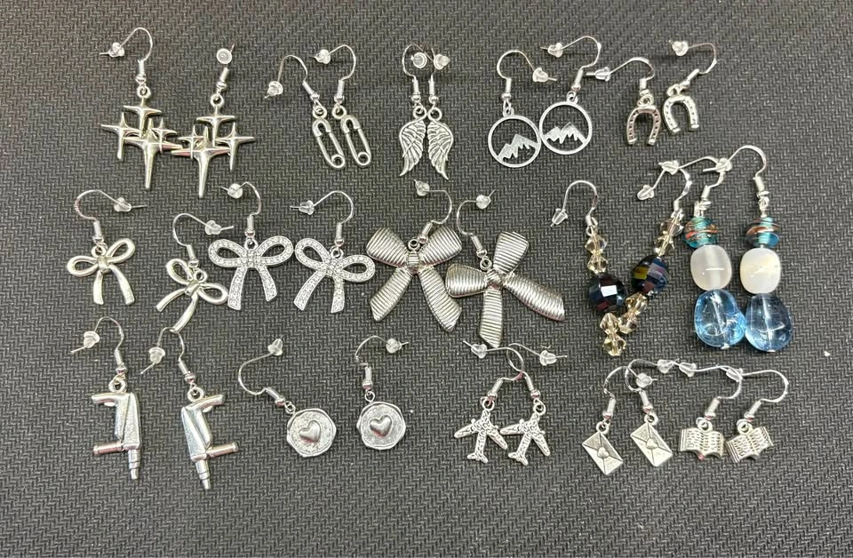 Custom Made Earrings - Silver Hooks #1