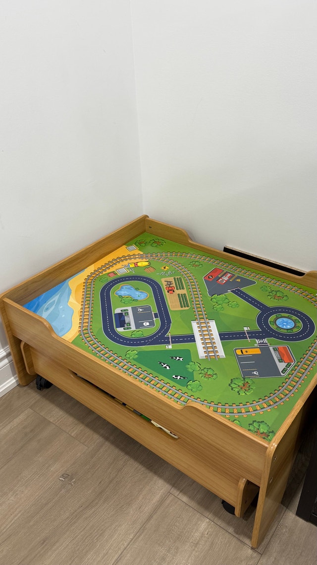 Kids Toy Storage and Train Table - photo 2