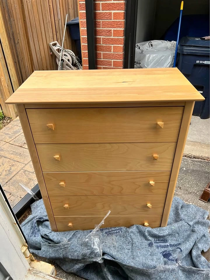 5 Drawer Tall Dresser