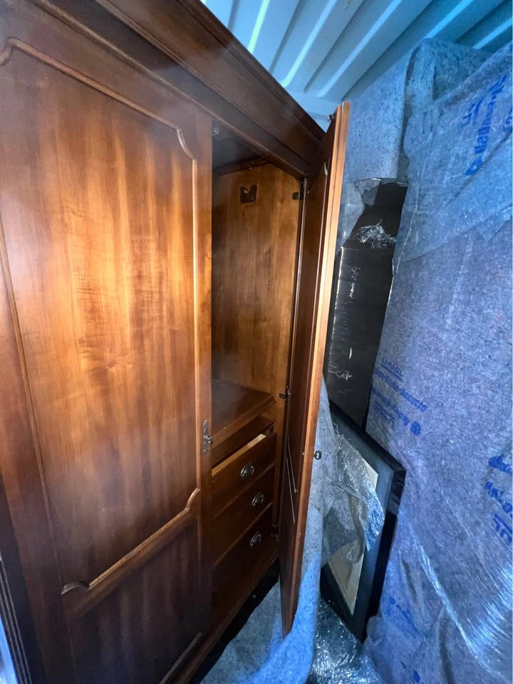 Vintage Solid Wood Armoire - photo 3