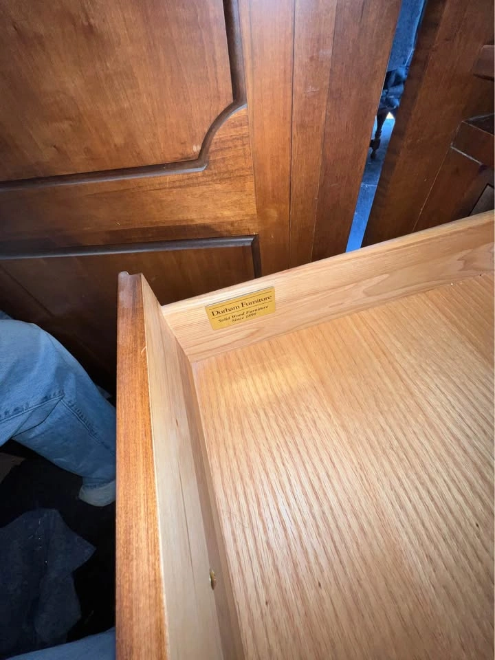 Vintage Solid Wood Armoire - photo 4