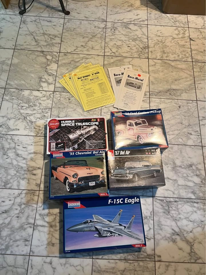 Model Car/Plane, Model Space Telescope, Metal Detailing Sheets