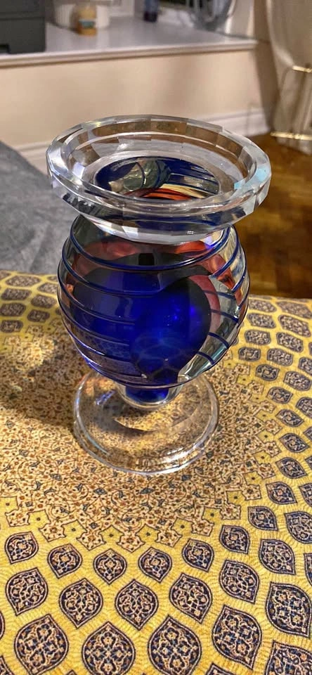 Fifth Avenue Crystal Saturn Candle Holder