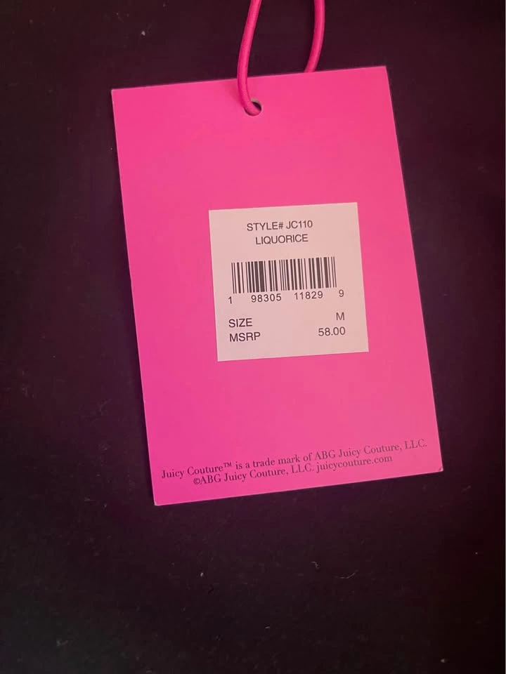 Juicy Couture Sport Black Rhinestone Zip-Up Jacket - photo 3