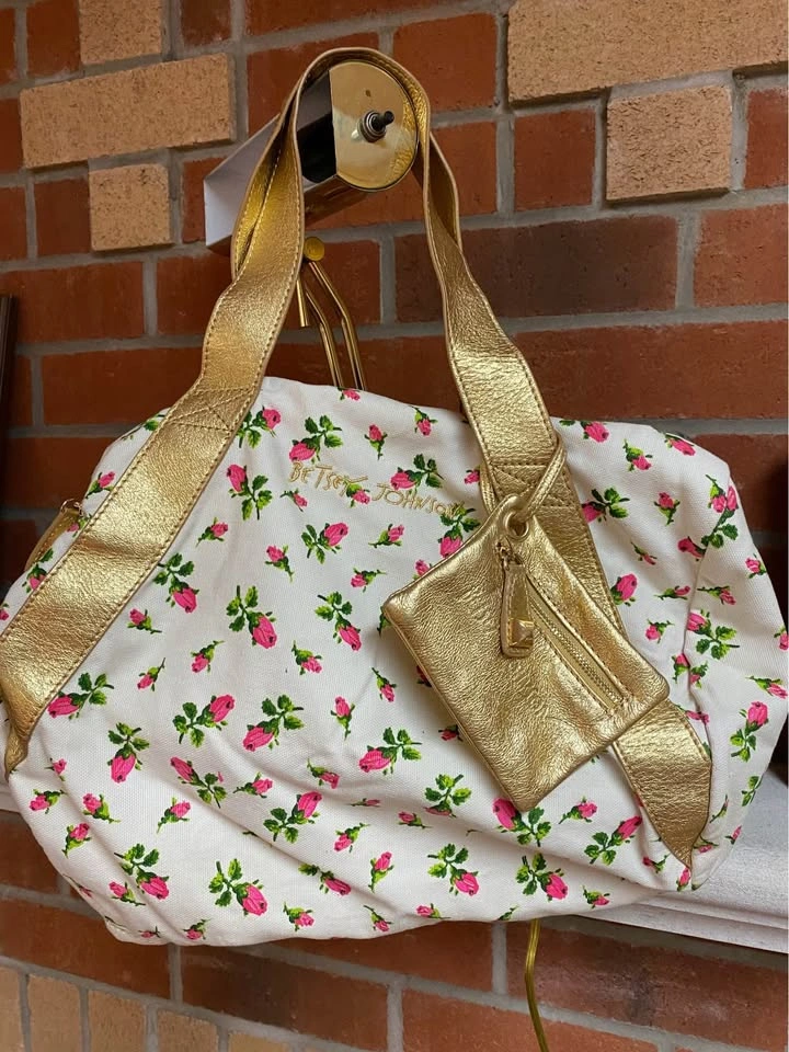 Vintage Betsey Johnson Handbag floral print - photo 4